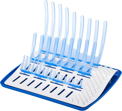 Dr. Brown's Folding Baby Bottle Drying Rack for Easy Storage - Dry Nipples, Pacifiers and Other Baby Essentials, BPA Free