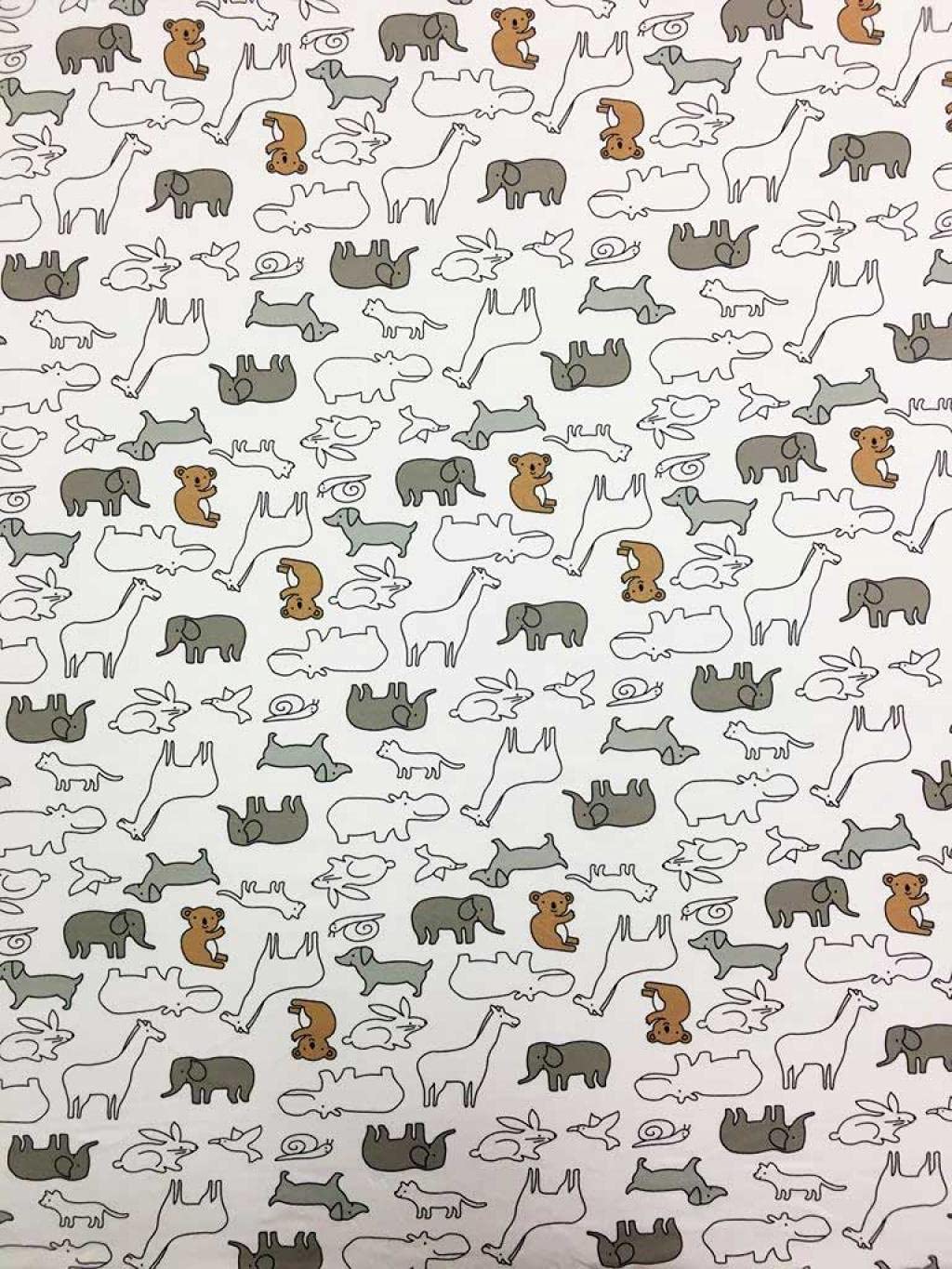 SheetWorld Fitted Playard Sheet for Maxi-COSI Swift – 31 x 39 – 100% Cotton Jersey – Hypoallergenic, Butter Soft – Baby Animals Print – Made in USA
