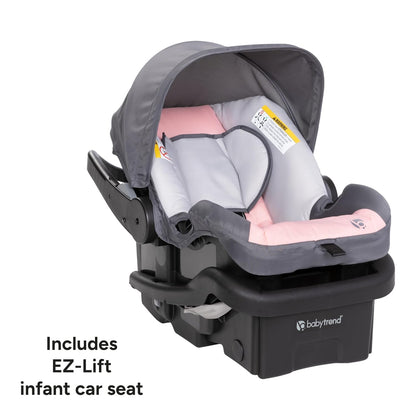 Baby Trend Venture 3-Wheel Stroller Travel System, Stellar Grey