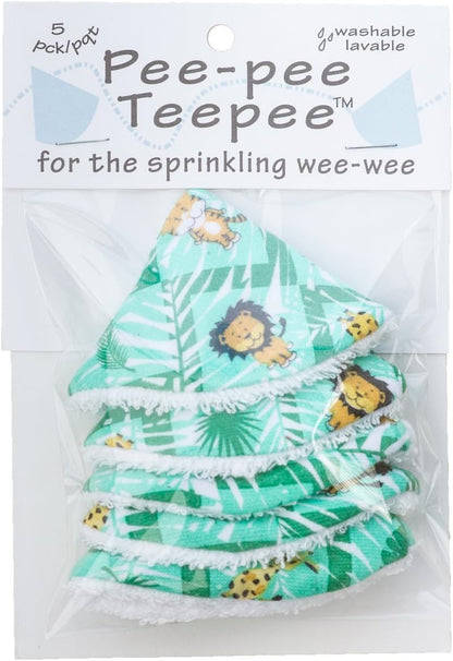 Washable Cotton Pee-Pee Teepees That Shield Baby Boys Pee During Diaper Changes. Makes a Great add-on Gift for a Baby Shower Thanks to its Fun, Gift-Ready Store Packaging. 5 Pack. Western