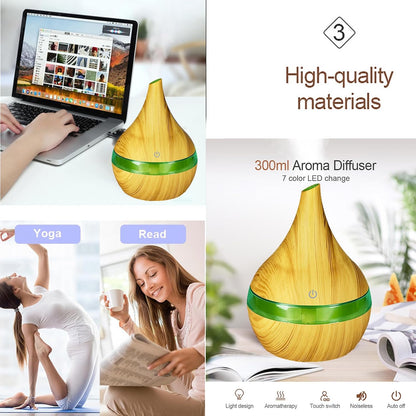 Portable Mini Cool Mist Humidifier, 400ml Ultrasonic Humidifier with 7 Color Night Lights, 2 Mist Modes, 10-20 Hours Runtime, Ultra-Quiet for Bedroom, Nursery, Office, Car, USB Powered (White)