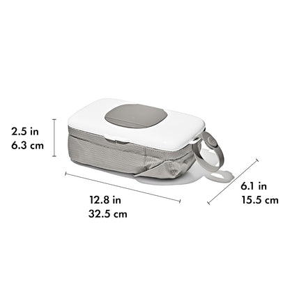 OXO Tot On-The-Go Wipes Dispenser with Diaper Pouch, Gray