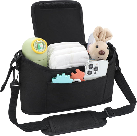 Accmor Universal Stroller Organizer, Stroller Bag Caddy Organizer, Stroller Organizer Accessories for Uppababy, Baby Jogger, Nuna, Doona, Britax Strollers