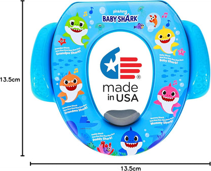 Nickelodeon Baby Shark "Sharktastic" Soft Potty Training Seat - Soft Cushion, Baby Potty Training, Safe, Easy to Clean
