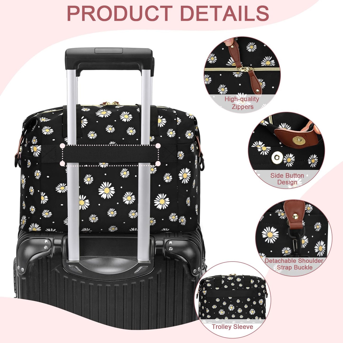 Pritent Diaper Bag Tote - Diaper Baby Bags with Pacifier Case, Shoulder Straps, Stroller Clips, Waterproof Large Mommy Maternity Travel Baby Bag for Mom and Dad, Green, Medium