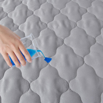 Pack and Play Sheets Mattress Pad Protector Fitted Waterproof Playard Mattress Cover, Compatible with Graco Pack n Play & Dream On Me & Pamo Babe, Playpen/Playard Sheet Quilted, Gray, 39" x 27"
