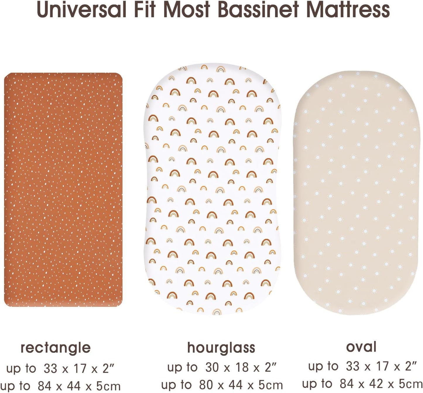 PHF 3 Pack Soft Mini Crib Sheets, Floral & Animal Pack N Play Sheets for Baby Boys Girls, No Slip Universal Fit for Pack N Play, Playard, Portable and Mini Crib Mattresses,Floral & Animal
