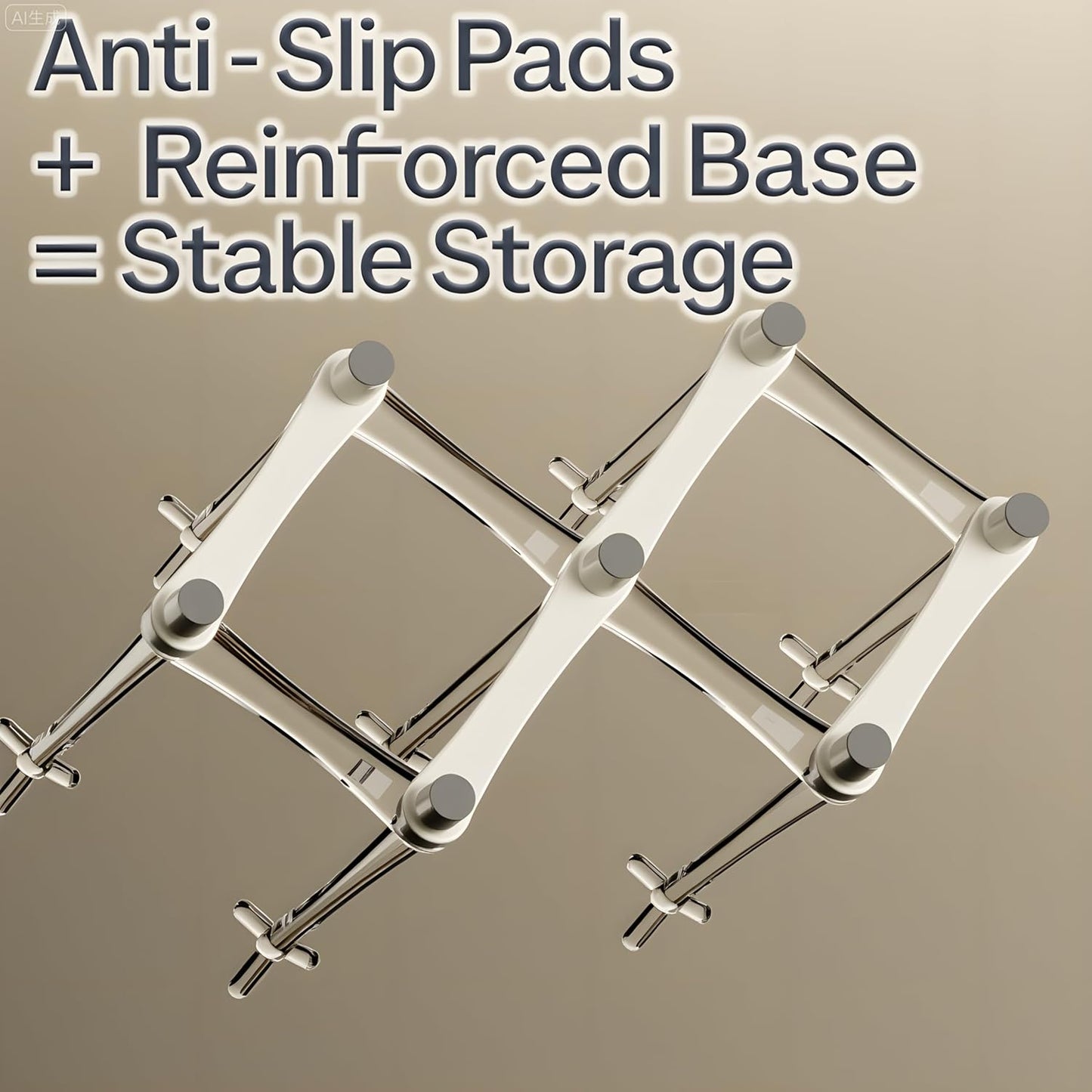 Stretched Bottle Drying Rack – Fits Baby Glasses, Cups & Dishes – with Included Soft Rubber Cup Brush, PP Material, 2 Pcs (White)