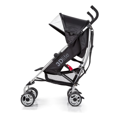 Bright Starts Ford Bronco HighGear Stroller, Lightweight Foldable Stroller with Sport Details, Large Storage Basket, Anti-Shock & Lockable Wheels, Unisex Area 51 Blue/Green