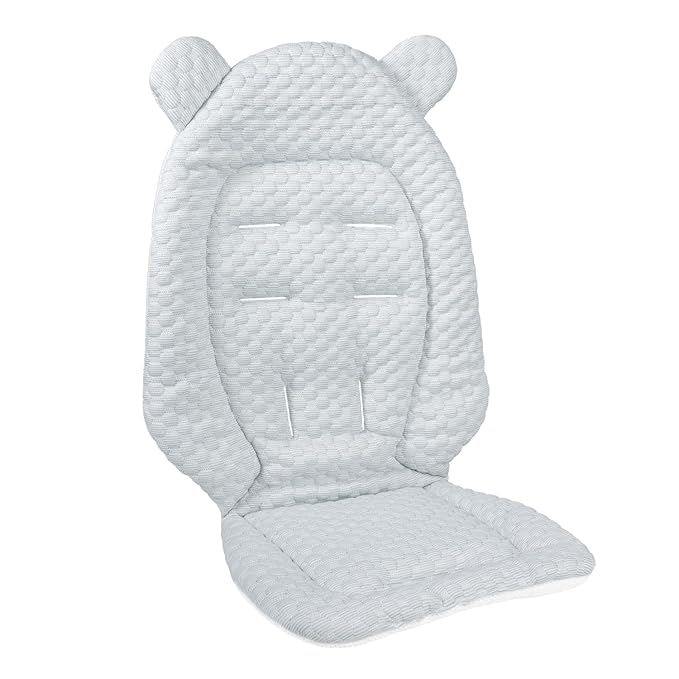 Stroller Seat Liner Universal Reversible Pram Pushchair Cushion Pad Breathable Kids Car Seat Mat Washable Baby Stroller Accessory