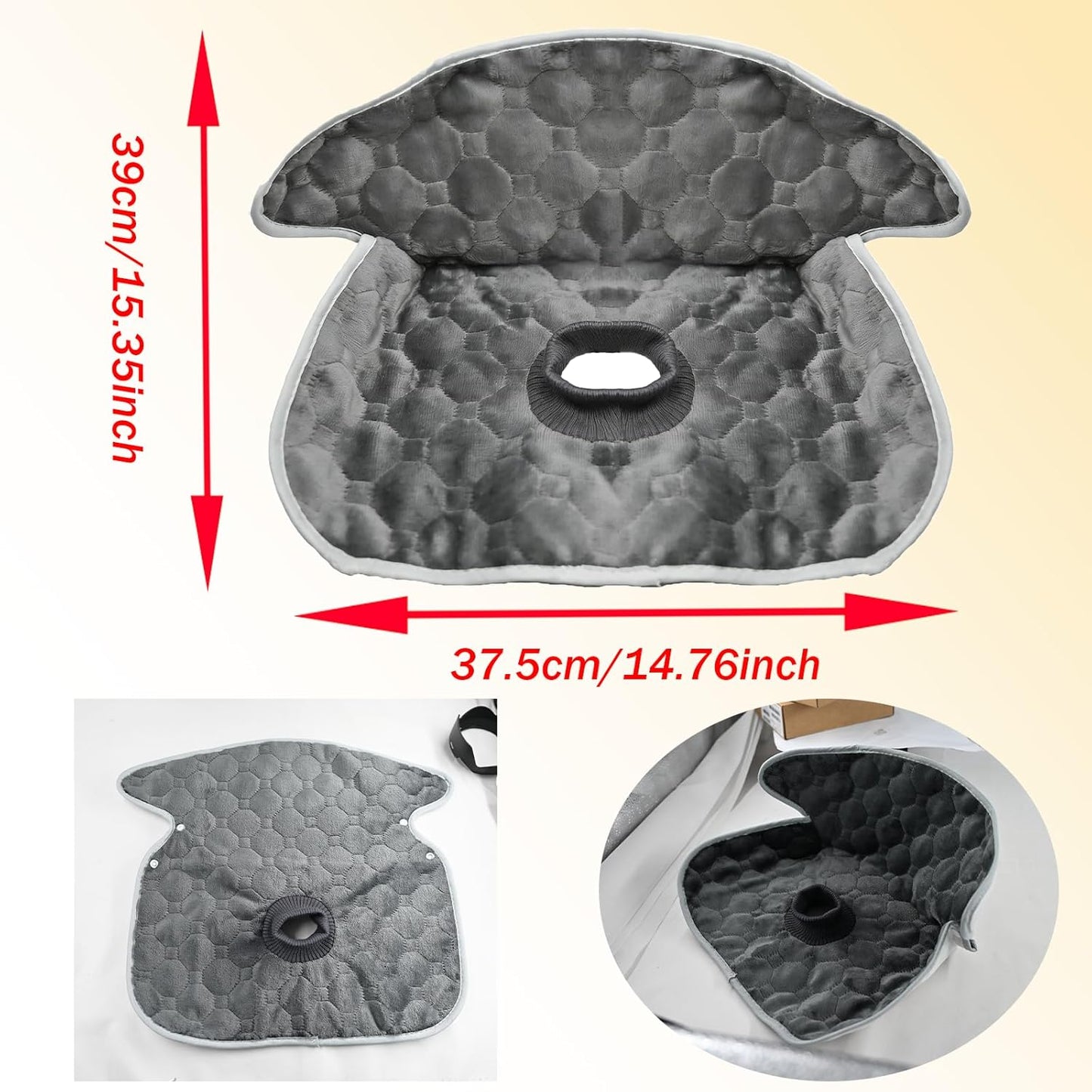 Seat Protector Waterproof Liner Potty Training Toddlers, Waterproof Piddle Pads Seat Potty Training Protector, Piddle Pad for Carseat/Stroller/Highchair, Gray