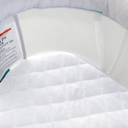 Bassinet Mattress Pad Cover for BCOL and bonbay Baby Bassinet Bedside Sleeper, 2 Pack, Waterproof Quilted Ultra Soft Surface