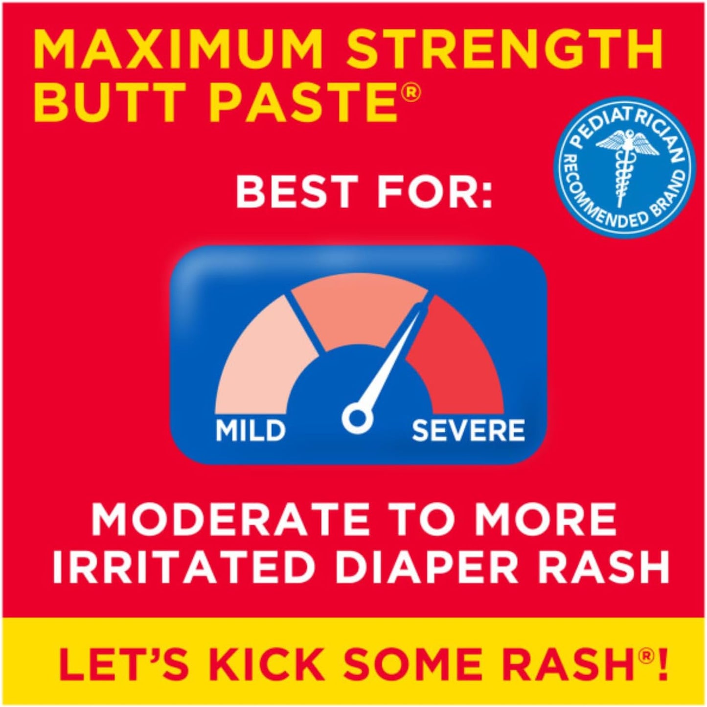 Boudreaux’s Butt Paste Diaper Rash Ointment, Baby Rash Cream Skin Protectant, Fast Relief, Soothing Barrier Cream, Original, Maximum Strength, 2 Ounce Tube (Variety Pack of 2)