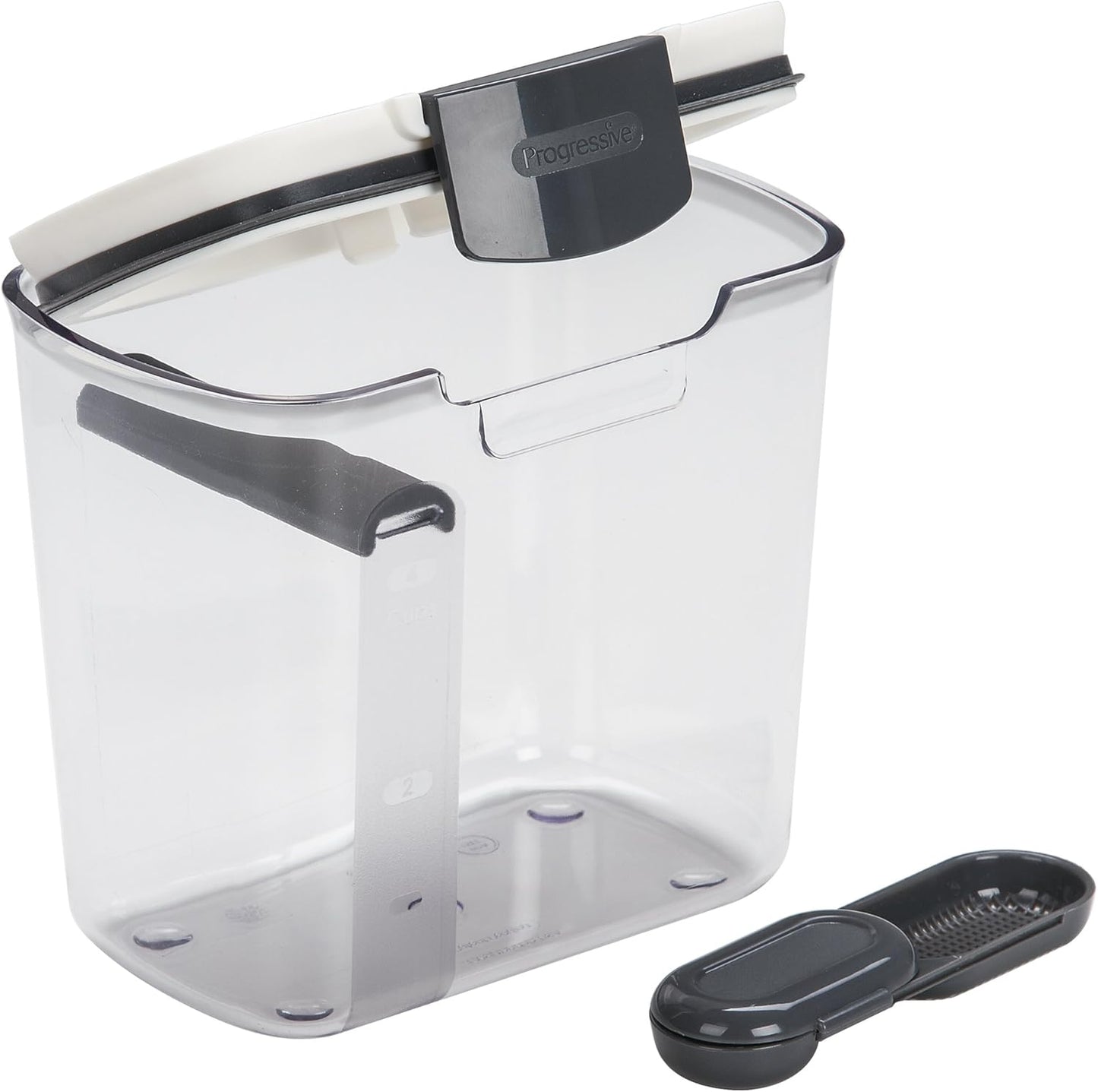 ProKeeper 1 Quart Airtight Powdered Sugar Storage Container – Grey, BPA-Free Plastic