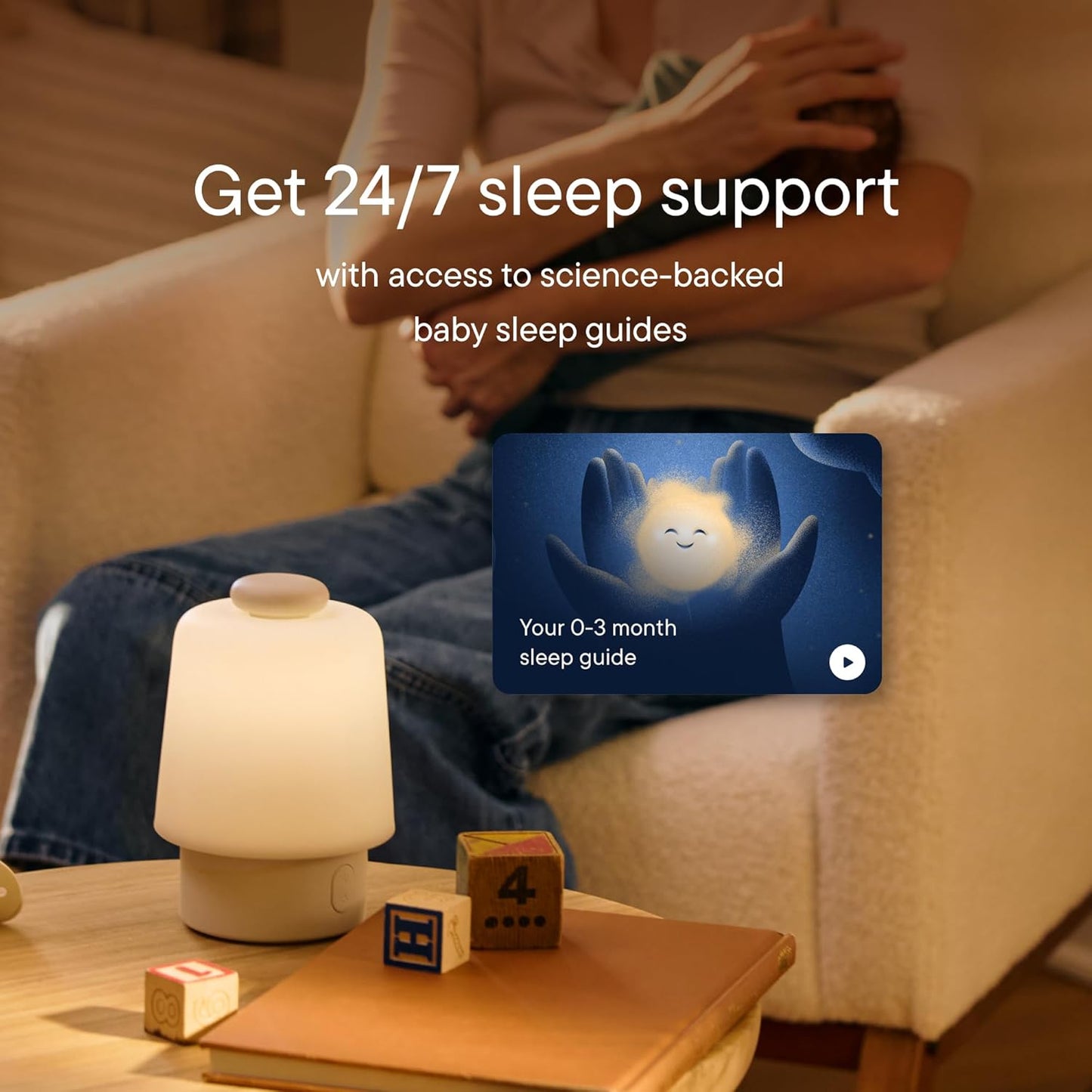 Hatch Baby Sound Machine, Night Light (Putty) | Sleep Support | Registry Essential, Routine Builder, Time-to-Rise Alarm Clock, White Noise, Nursery Stories, Toddler Kids (Wi-Fi)