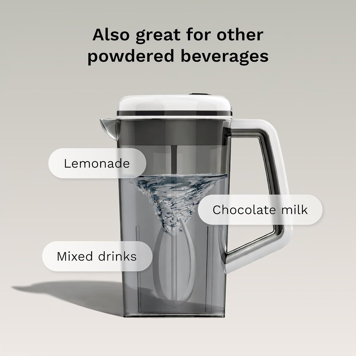 Baby Brezza Breastmilk and Formula One Step Mixer Pitcher - Large Capacity, Store 28oz at Once - Portable for Travel