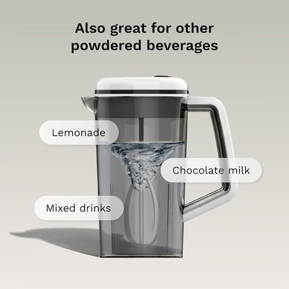 Baby Brezza Breastmilk and Formula One Step Mixer Pitcher - Large Capacity, Store 28oz at Once - Portable for Travel