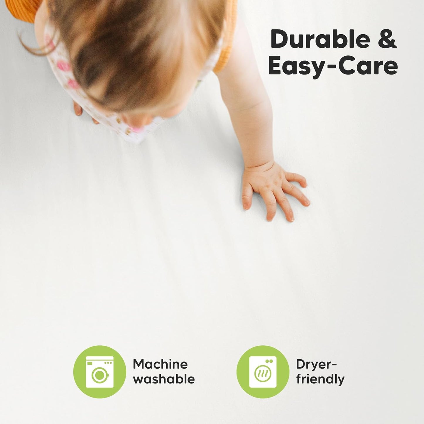 2-Pack Mini Crib Sheets Fitted - 38x26 Pack N Play Sheets for Pack and Play Mattress, Organic Cotton, Soft & Breathable Playard Bedding, Neutral Mini Toddler Bed Cover for Boys, Girls (Dragon Tale)