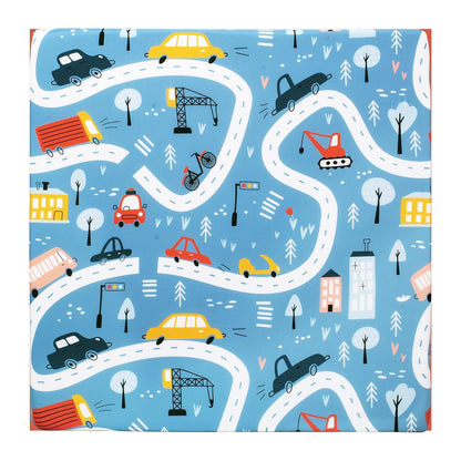 Cloele Square Playard Fitted Sheet 36x36, Ultra Soft Polyester Playpen Sheet for Baby & Pet, Dogs Pattern Pack and Play Crib Sheets, Portable Playard Mattress Cover