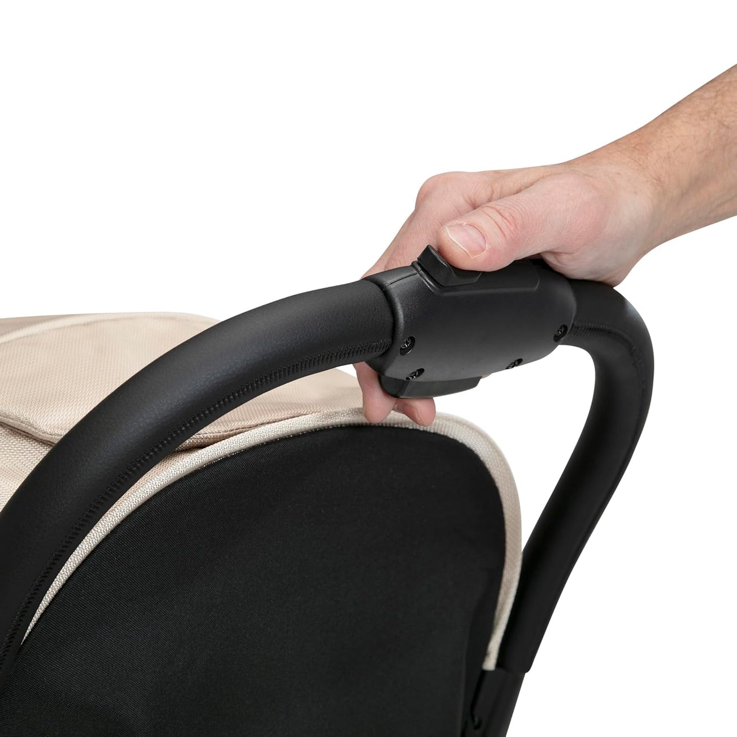 Jeep Altitude Compact Travel Stroller by Delta Children Greenguard Gold, Easy One Hand Fold, Lightweight, Extendable Canopy with Peek-a-Boo Window, Reclining Seat, 4 Wheel Suspension, Olive Green