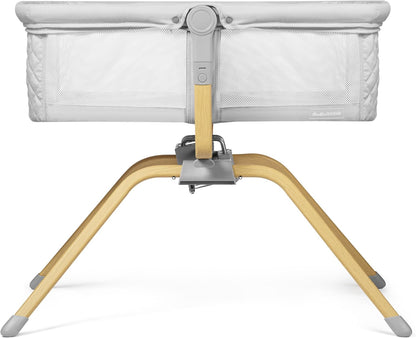 Baby Bassinet with Rocking/Gliding, Portable Bedside Sleeper for Baby with Foam Mattress, Baby Bedside Crib for Newborns and Infants with Carrybag