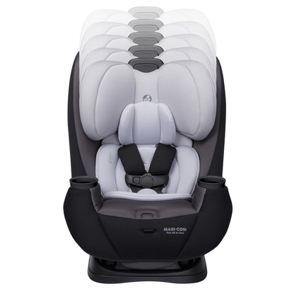 Maxi-Cosi Pria All-in-One Convertible Car Seat, Infant to Toddler Car Seat, Easy-Install Harness, Machine-Washable Cover, 5-100 lbs, Sea Shadow