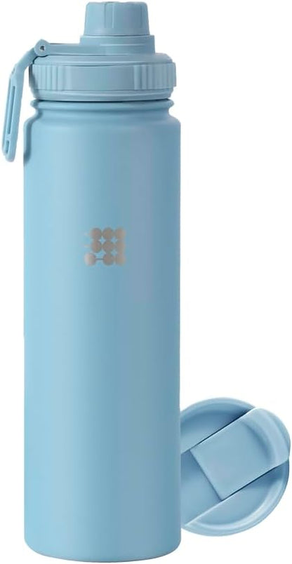 Hydro Bottle 24 oz – Insulated Steel – Mint Green | 2 Leak-Proof Lids, Cold 24h/Hot 12h