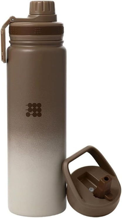 Hydro Bottle 24 oz – Insulated Steel – Mint Green | 2 Leak-Proof Lids, Cold 24h/Hot 12h