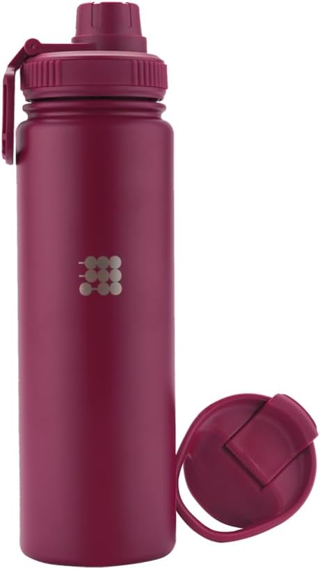 Hydro Bottle 24 oz – Insulated Steel – Mint Green | 2 Leak-Proof Lids, Cold 24h/Hot 12h