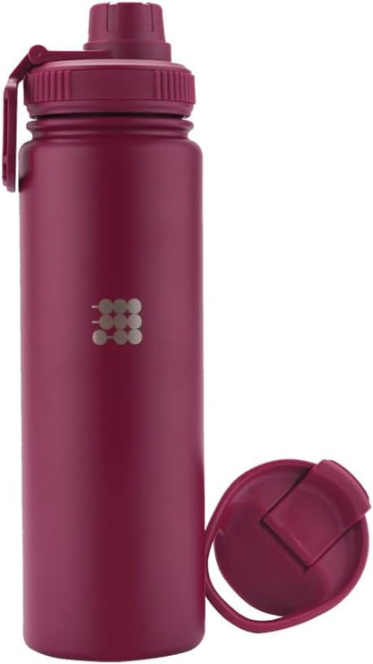 Hydro Bottle 24 oz – Insulated Steel – Mint Green | 2 Leak-Proof Lids, Cold 24h/Hot 12h