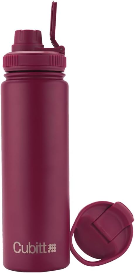 Hydro Bottle 24 oz – Insulated Steel – Mint Green | 2 Leak-Proof Lids, Cold 24h/Hot 12h