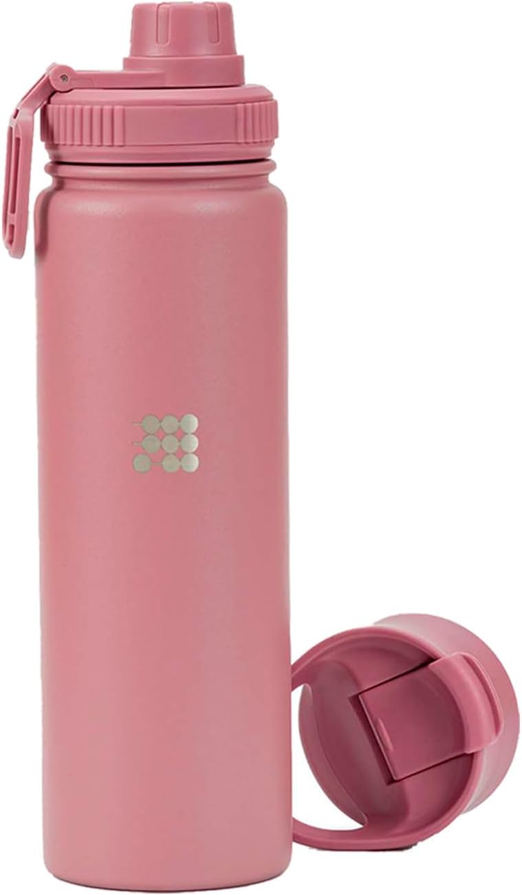 Hydro Bottle 24 oz – Insulated Steel – Mint Green | 2 Leak-Proof Lids, Cold 24h/Hot 12h