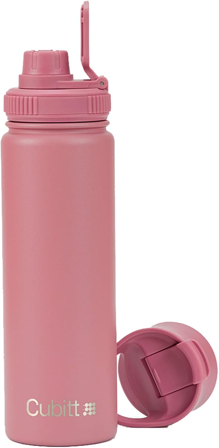 Hydro Bottle 24 oz – Insulated Steel – Mint Green | 2 Leak-Proof Lids, Cold 24h/Hot 12h