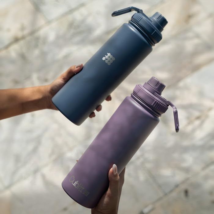 Hydro Bottle 24 oz – Insulated Steel – Mint Green | 2 Leak-Proof Lids, Cold 24h/Hot 12h