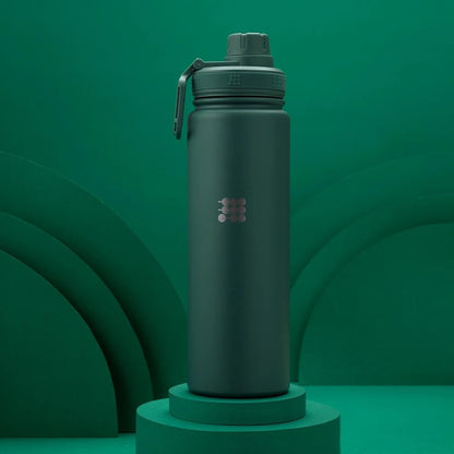 Hydro Bottle 24 oz – Insulated Steel – Mint Green | 2 Leak-Proof Lids, Cold 24h/Hot 12h