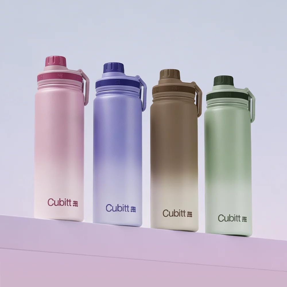 Hydro Bottle 24 oz – Insulated Steel – Mint Green | 2 Leak-Proof Lids, Cold 24h/Hot 12h