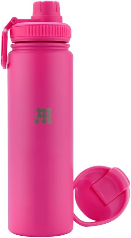 Hydro Bottle 24 oz – Insulated Steel – Mint Green | 2 Leak-Proof Lids, Cold 24h/Hot 12h