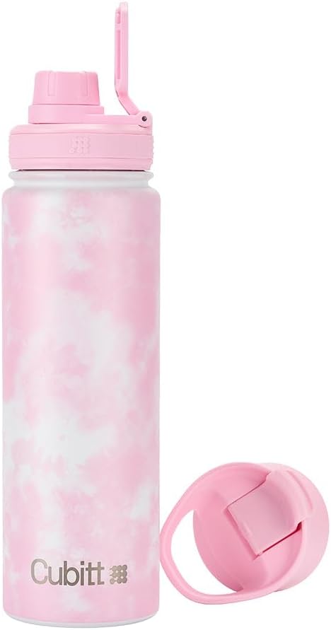 Hydro Bottle 24 oz – Insulated Steel – Mint Green | 2 Leak-Proof Lids, Cold 24h/Hot 12h