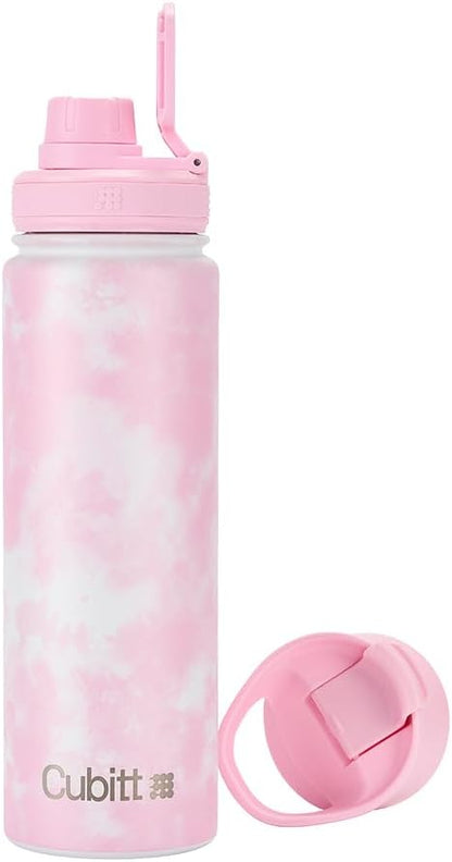 Hydro Bottle 24 oz – Insulated Steel – Mint Green | 2 Leak-Proof Lids, Cold 24h/Hot 12h