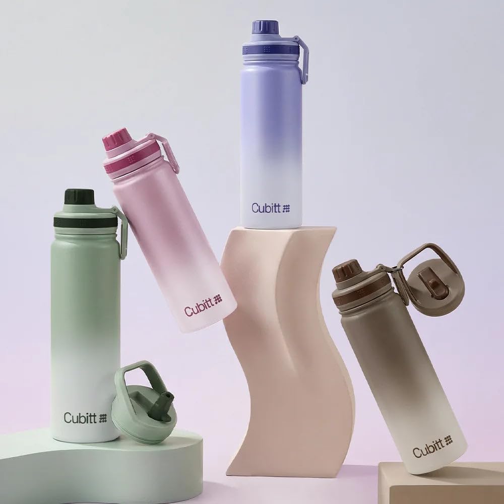Hydro Bottle 24 oz – Insulated Steel – Mint Green | 2 Leak-Proof Lids, Cold 24h/Hot 12h