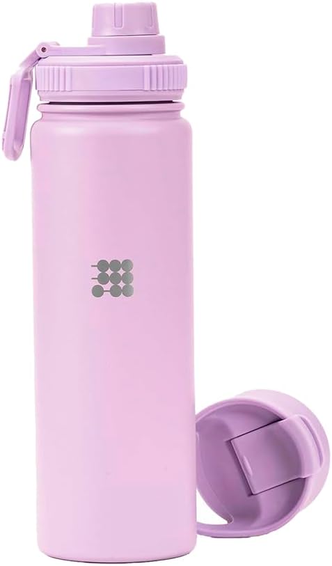 Hydro Bottle 24 oz – Insulated Steel – Mint Green | 2 Leak-Proof Lids, Cold 24h/Hot 12h