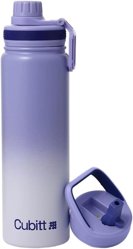 Hydro Bottle 24 oz – Insulated Steel – Mint Green | 2 Leak-Proof Lids, Cold 24h/Hot 12h