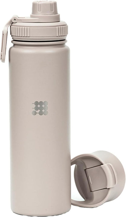 Hydro Bottle 24 oz – Insulated Steel – Mint Green | 2 Leak-Proof Lids, Cold 24h/Hot 12h