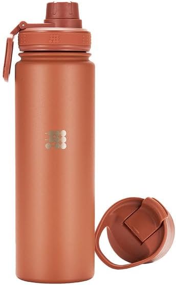 Hydro Bottle 24 oz – Insulated Steel – Mint Green | 2 Leak-Proof Lids, Cold 24h/Hot 12h