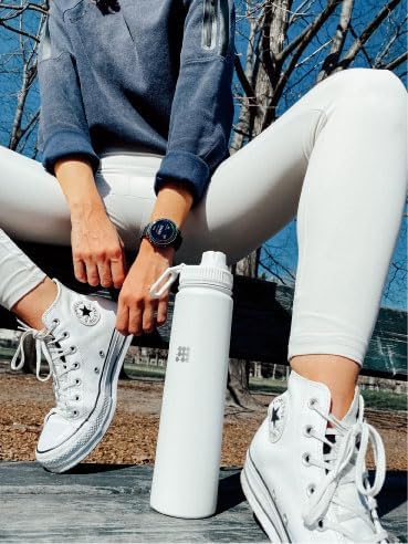 Hydro Bottle 24 oz – Insulated Steel – Mint Green | 2 Leak-Proof Lids, Cold 24h/Hot 12h