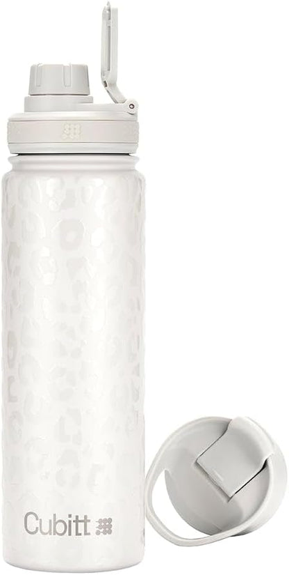 Hydro Bottle 24 oz – Insulated Steel – Mint Green | 2 Leak-Proof Lids, Cold 24h/Hot 12h