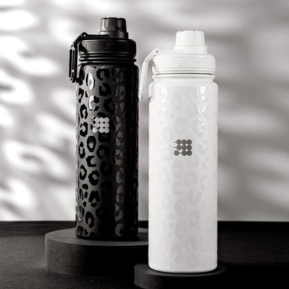 Hydro Bottle 24 oz – Insulated Steel – Mint Green | 2 Leak-Proof Lids, Cold 24h/Hot 12h