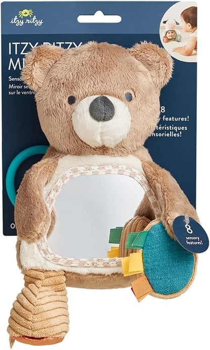 Sensory Tummy Time Mirror Infant Toy - Ages 0 Months & Up (Bear)
