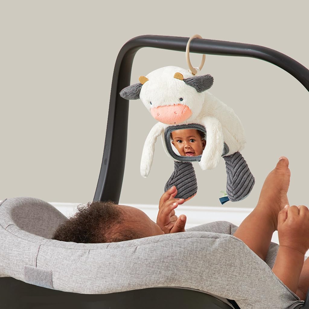 Sensory Tummy Time Mirror Infant Toy - Ages 0 Months & Up (Bear)