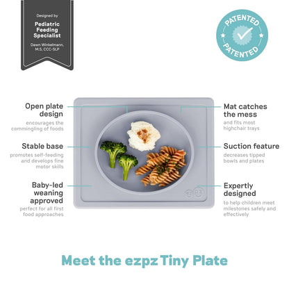 Tiny Plate + Tiny Bowl - baby essentials plate and bowl set